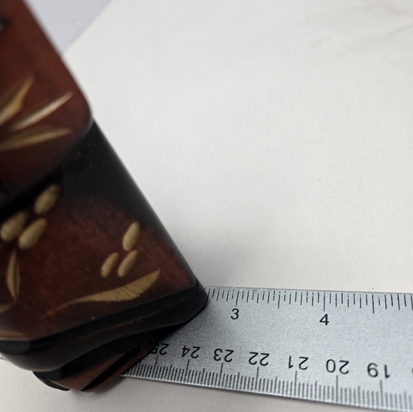 Japanese Ainu Father, Mother & Child Wood Carved Figurines Family Vintage - Picture 7 of 10